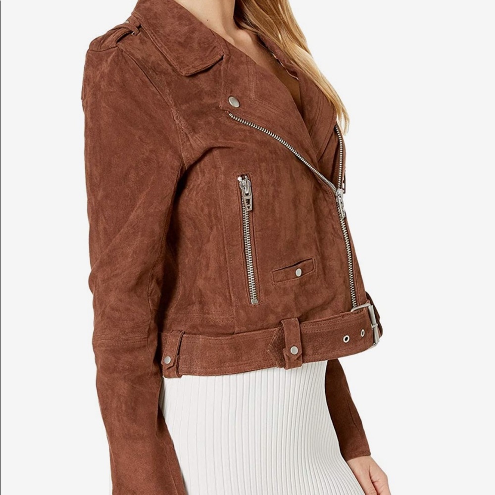 Blank NYC suede jacket brown - Picture 6 of 9